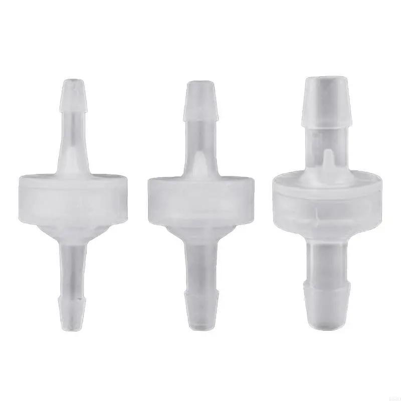 R53D 3/4/6mm Plastic One-Way Non-Return Water Inline Fluids Check Valves for Liquid