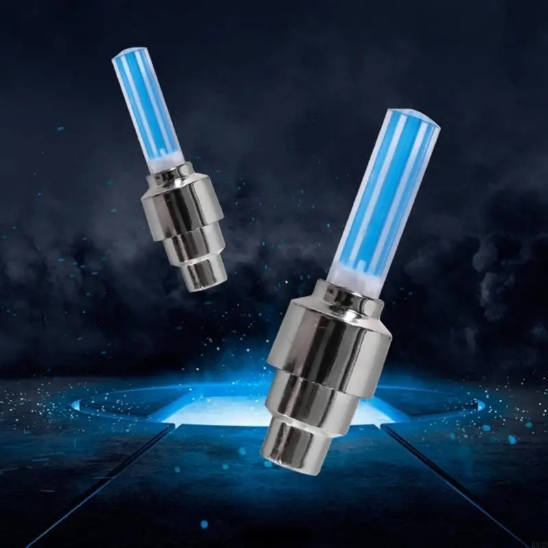 R53D Luminous Lights Plastic Valves Bike Valves Valves Stem for Auto