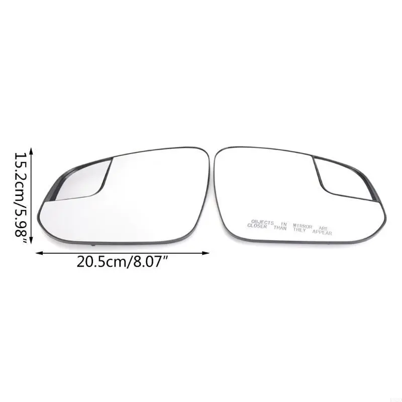 R53D Car Left/Right Side Exterior Wing Door Mirror Glass for 2016-18 Japan/US