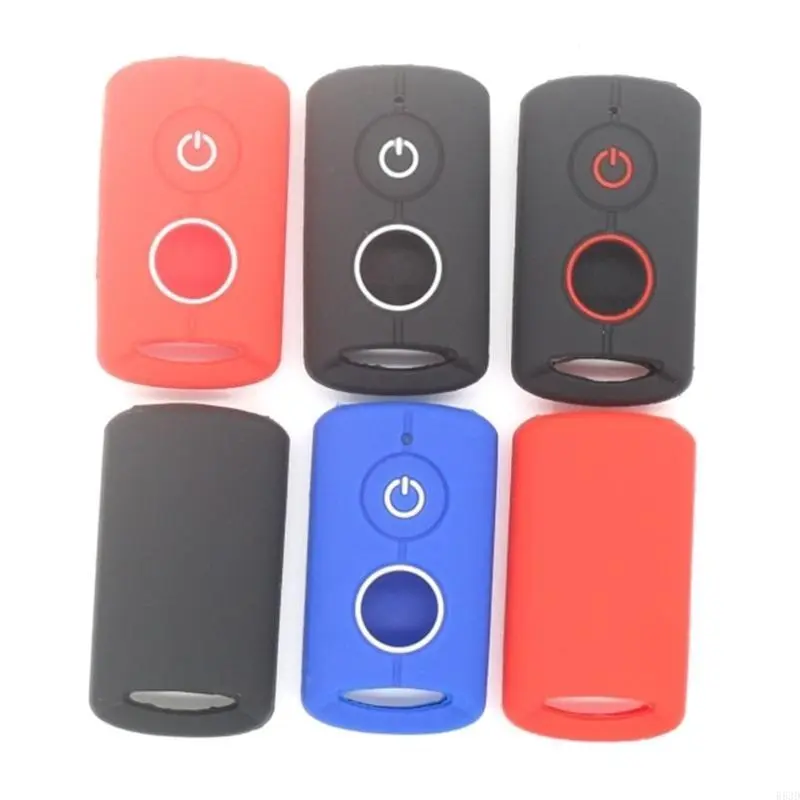 R53D 2 Buttons Silicone Cover Case Remote Keyless Protector Bag Holder for NVX155 QBIX AEROX JAUNS 2 XMAX300