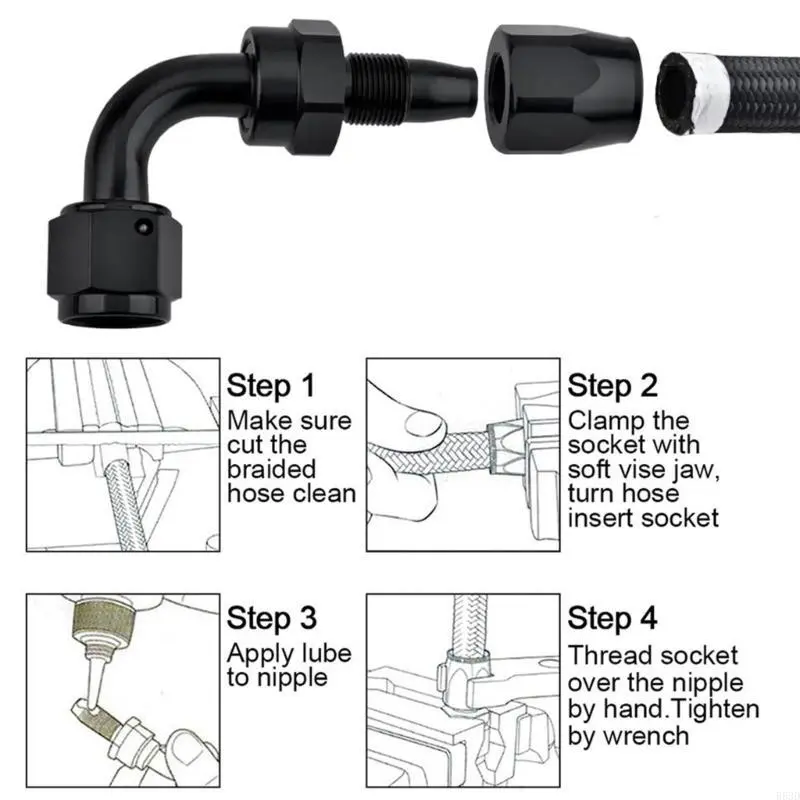 R53D Hose Coupler Fitting 360 Degree Rotation Quick Disconnect for Auto Car Cooling