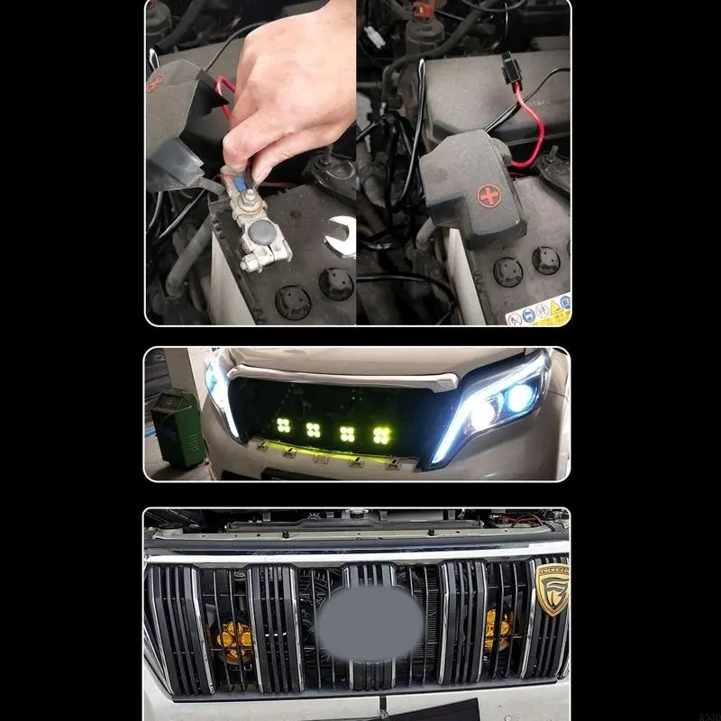 R53D 40W IP67 Waterproof LED Work Light Bar Driving Lamp Floodlight for Car