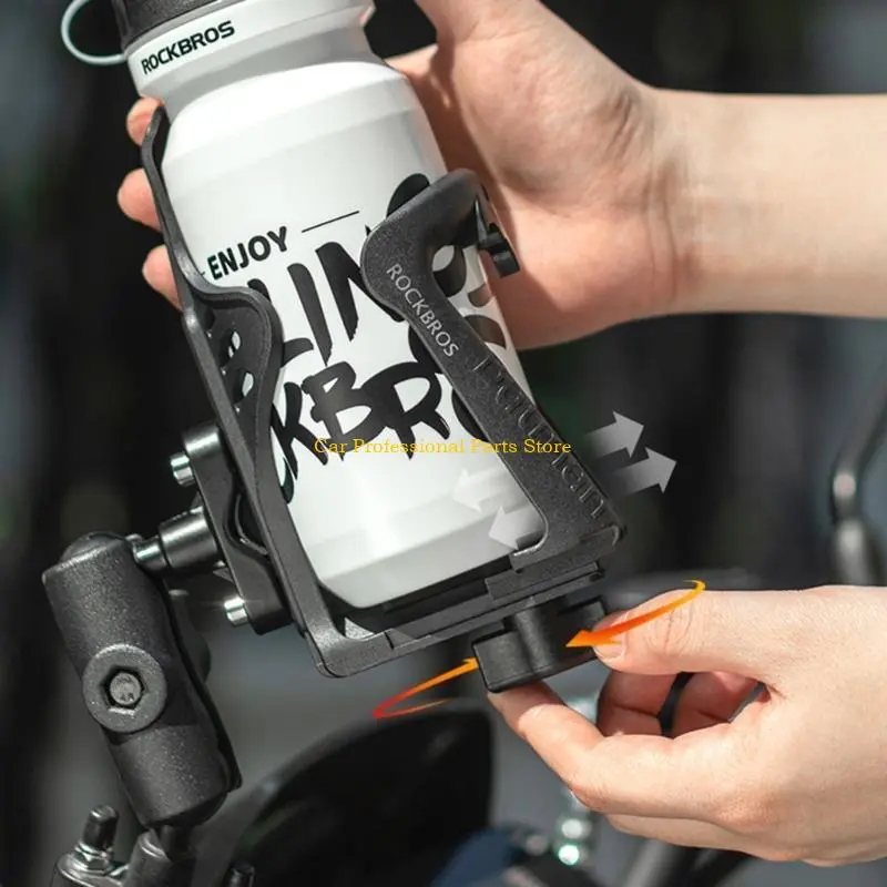 R53D Motorcycles Water Bottle Holder,Adjustable Lightweight and Strong Bottle Cage, Quick and Easy to Mount for Cycling
