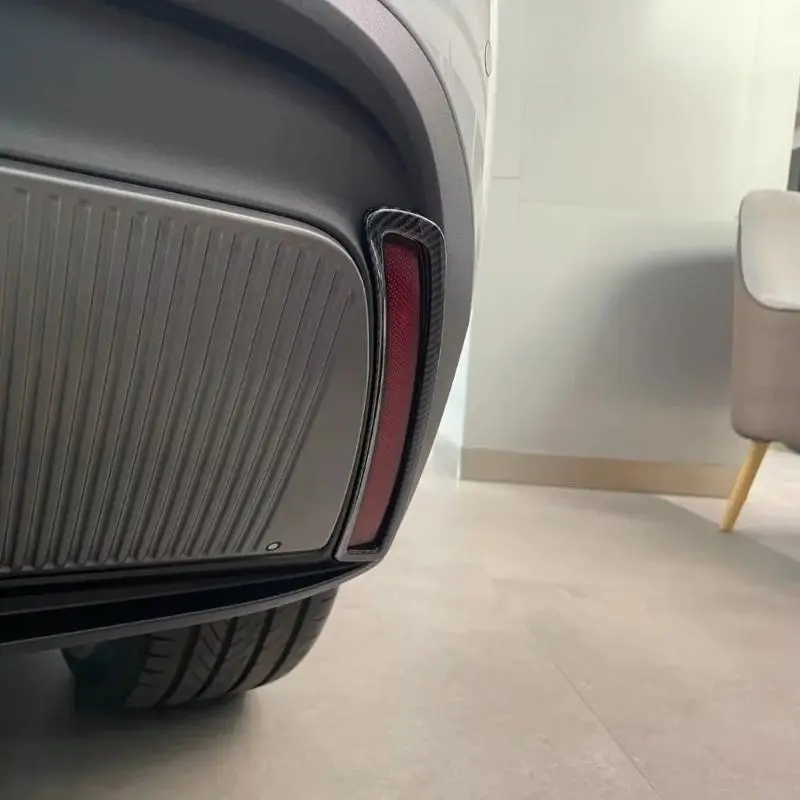 R53D Car ABS Bumper Panel Lamp Frame Strip Protector Front Rear Fog Light Trim Cover Exterior Accessories for MG4 EV2022-2024