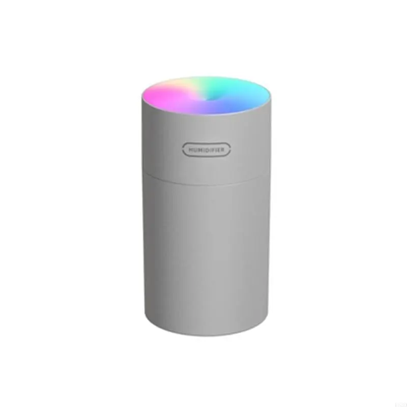 R53D Portable Air Freshener Diffuser Humidifier for Car Office Home LED Colorful Light Auto Maker Quiet