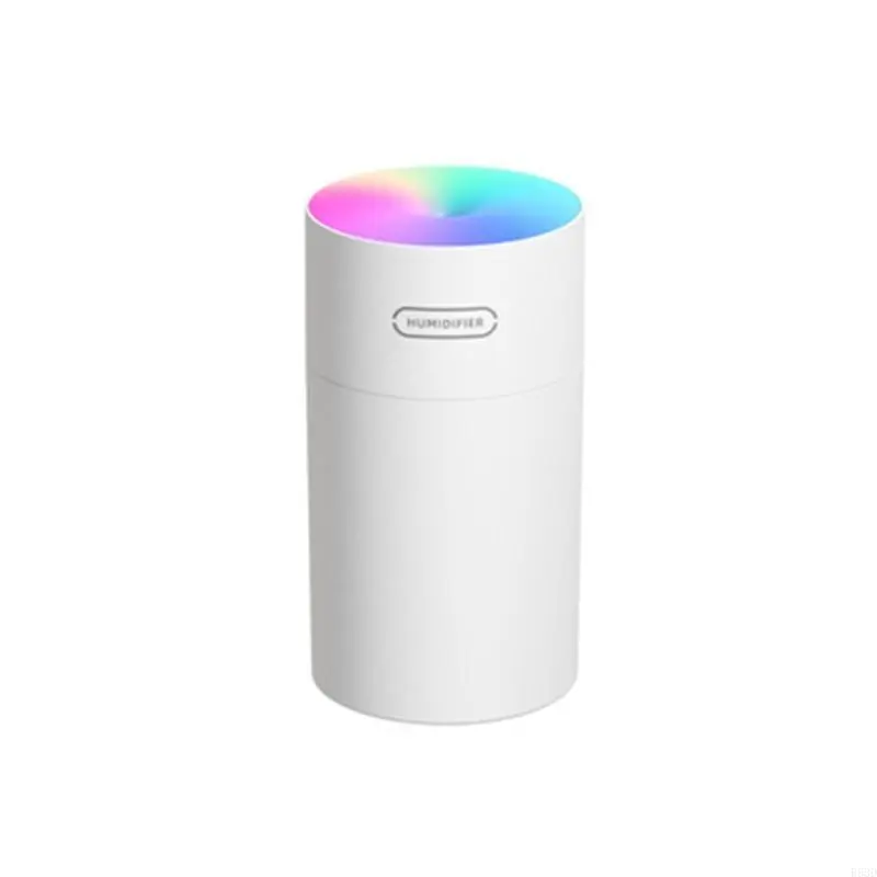R53D Portable Air Freshener Diffuser Humidifier for Car Office Home LED Colorful Light Auto Maker Quiet