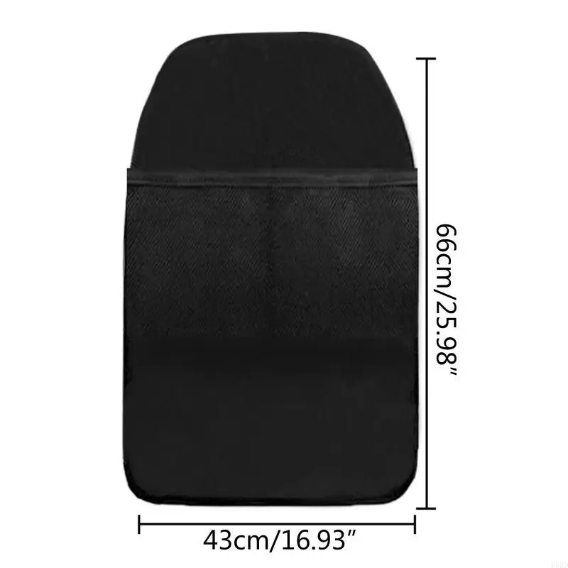 R53D Car for Seat Back Anti Kicking Pad Children Auto Rear for Seat Back Scuffs Dirty for Protection Cover for Kids Accessori