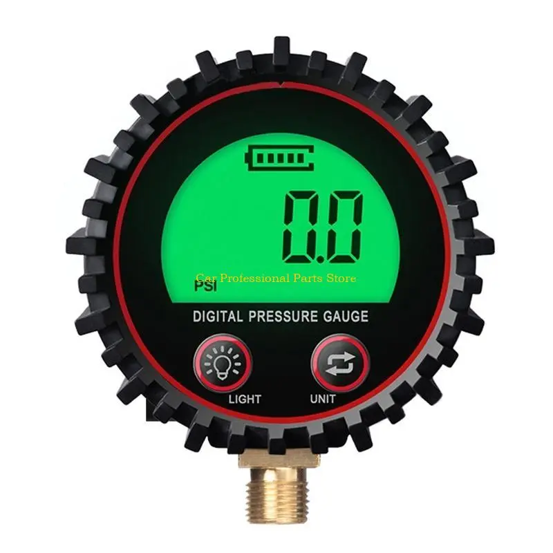 R53D Heavy Duty Tire Inflator with Pressure Gauge LED for Vehicles 255PSI