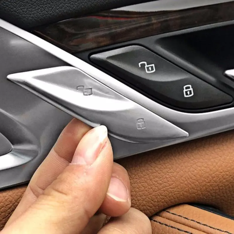 R53D Plastic Cover Protector for 525li 528li 530li Car Door Lock Protective Sticker