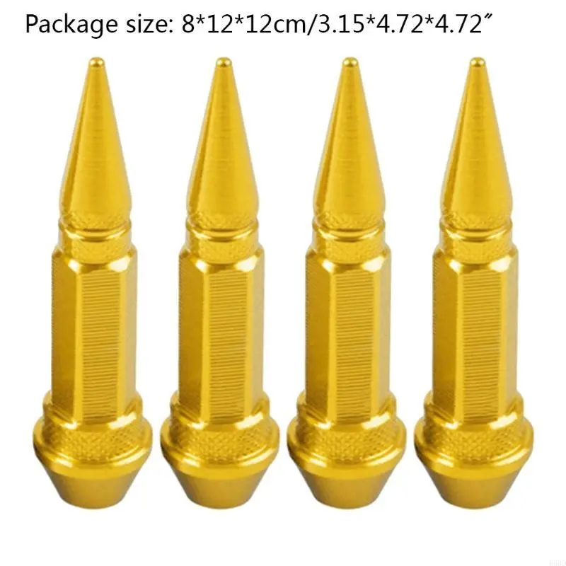 R53D Car Anti-theft Tire for Valve Caps Fit Most for Cars Bicycles Trucks Corrosion R