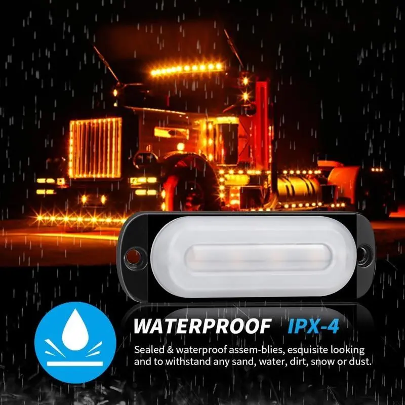 R53D 12V-24V Auto Side Parking Reading Bulb Lamp Clearance Door Light Automotive Lighting