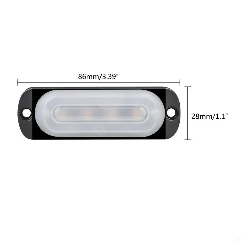 R53D 12V-24V Auto Side Parking Reading Bulb Lamp Clearance Door Light Automotive Lighting