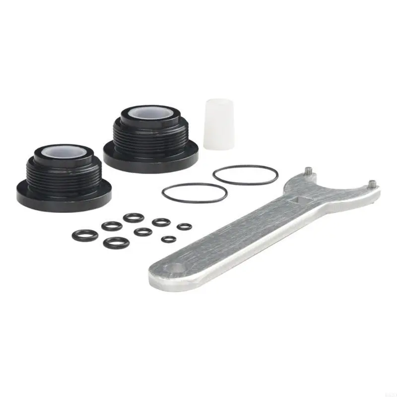 R53D HC5343 HC5344 Front Mount Boat Hydraulic Steering Cylinder Seal Compatible For HS5157 HC5341 HC5342 with Wrench Tool
