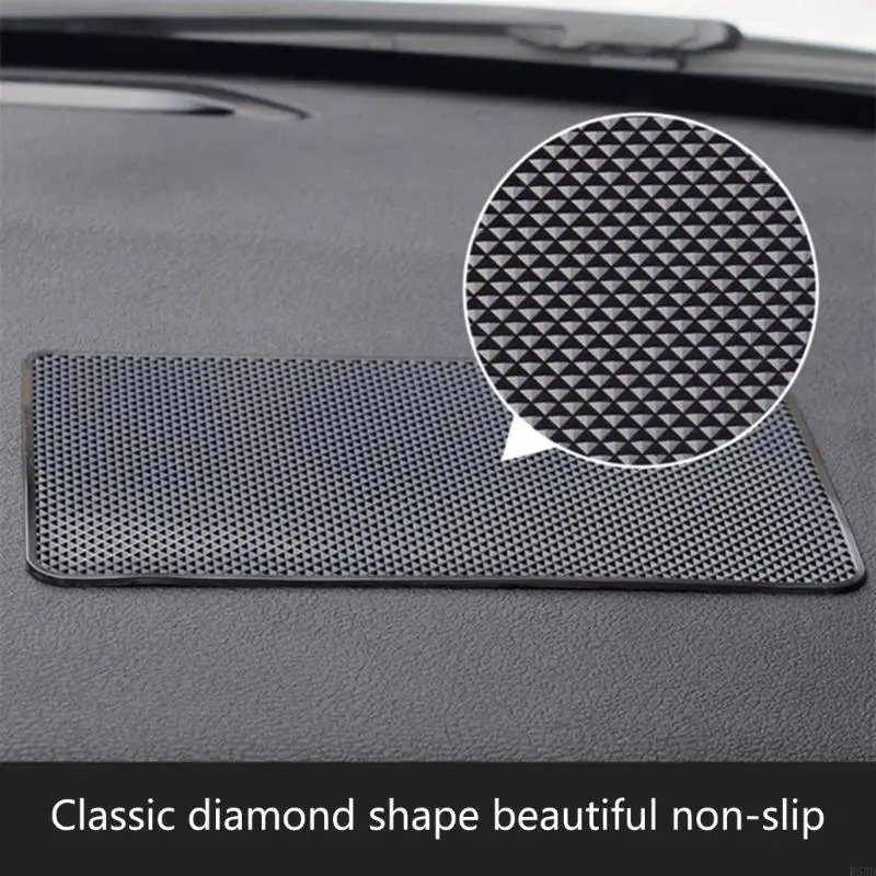 R53D Anti-Slip Pad for Car Dashboard Multi-Functional Non-Slip Sticky Gripping Mat Washable Reusable Holds Phones,Sunglasses