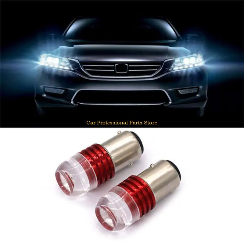 R53D 2pcs 1156 1157 LED Turn Back Up Reverse Lamp Tail Brake Light Bulb