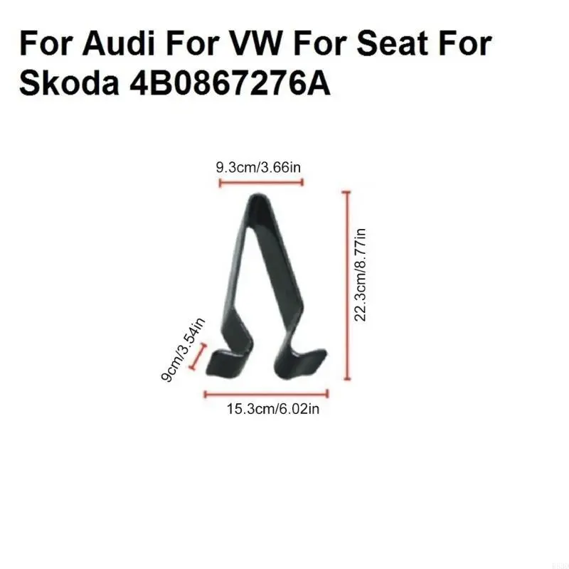 R53D 20pcs Door Sill Clips Plastic Replacement Threshold Clips Car Sill Fasteners 4B0867276A 3B9867289 Replacement for Car