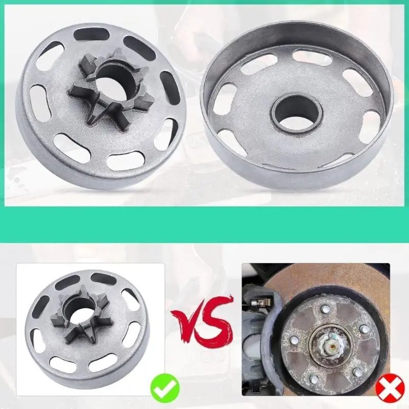 R53D High Performances Chainsaws Clutches Drum Metal Chainsaws Sprocket for 435E 440E