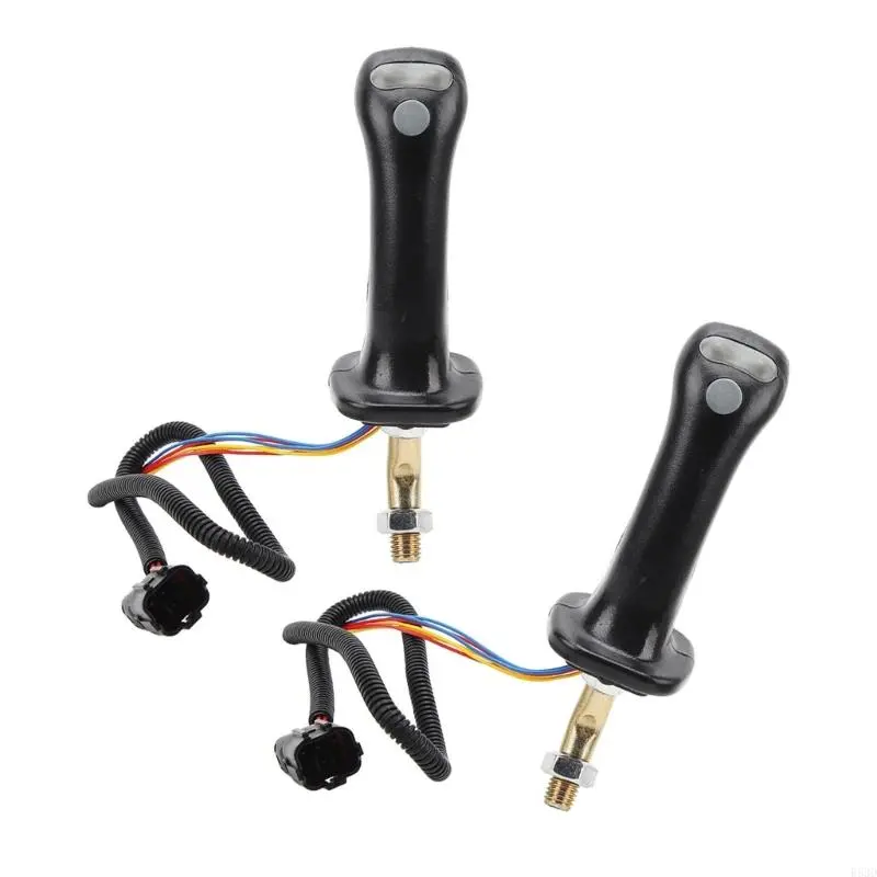 R53D Precisions Engineered 3 Button Aluminum Joystick Lever For Construction Vehicles
