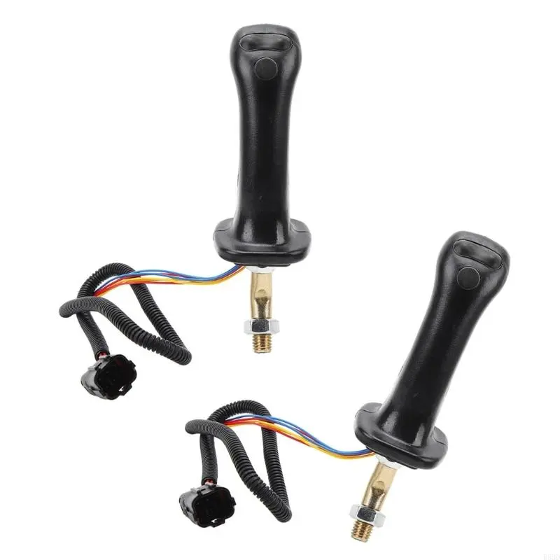 R53D Precisions Engineered 3 Button Aluminum Joystick Lever For Construction Vehicles