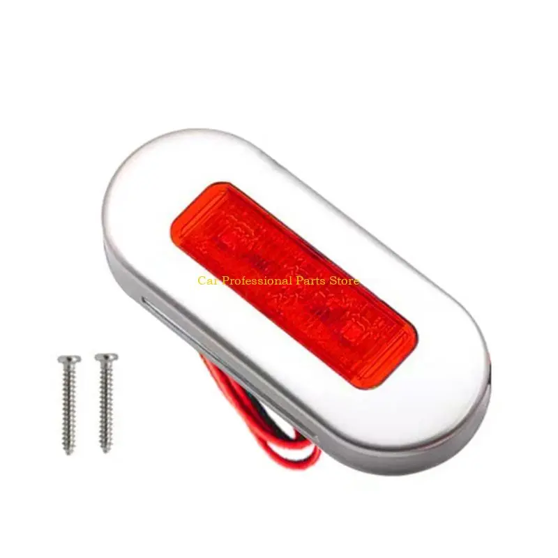 R53D Interior Exterior Courtesy Lights Oblong Stainless Courtesy Light Deck Light
