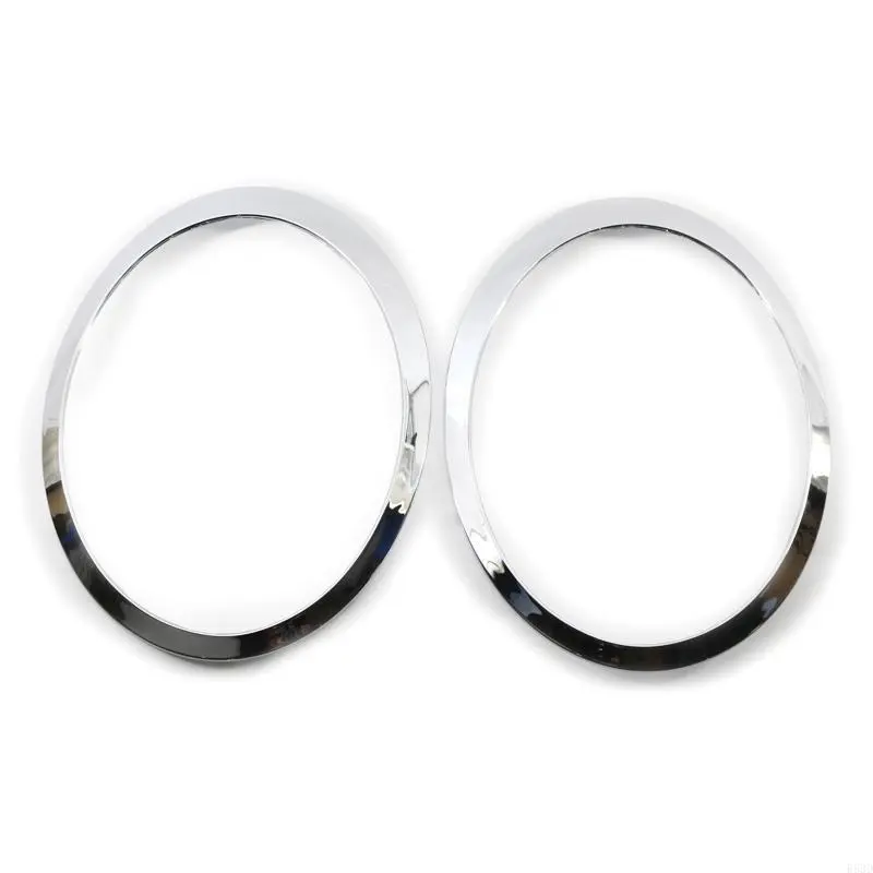 R53D 2Pcs Headlight Trim Ring Sticker Car Lihgt Styling for Mini John Copper R55