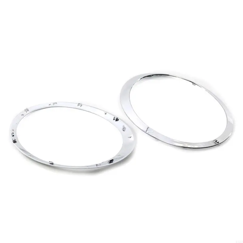 R53D 2Pcs Headlight Trim Ring Sticker Car Lihgt Styling for Mini John Copper R55