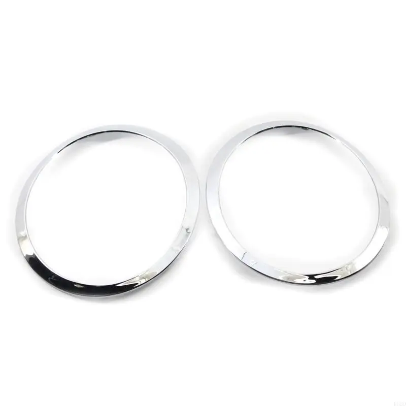 R53D 2Pcs Headlight Trim Ring Sticker Car Lihgt Styling for Mini John Copper R55