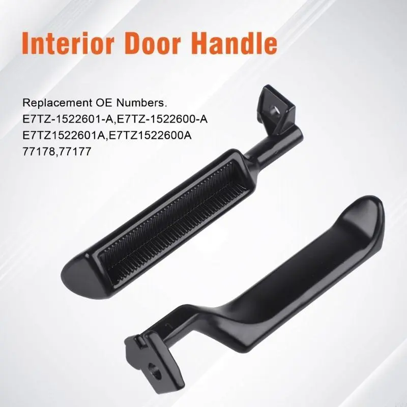 R53D Upgrades Metal Door Handles Interior Door Handles E7TZ152260A Replacement Easy Install Door Handle Vehicle Accessories