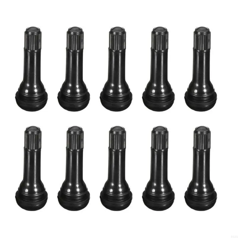 R53D TR413 Tire Valves Stems Short Rubber Wheel Replacement With Dust