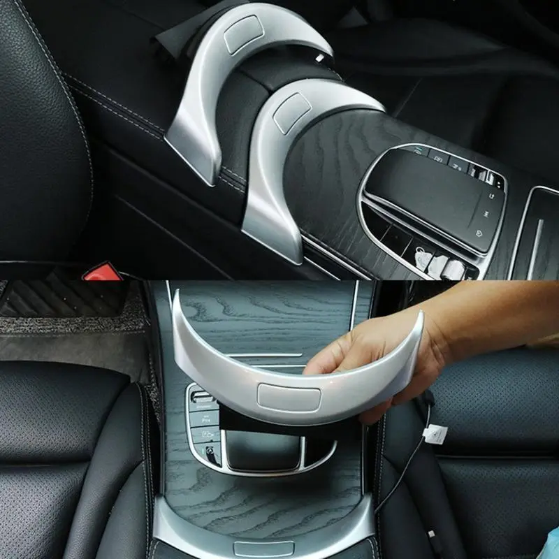 R53D Car Interior Center Console Panel Armrest Box Switch Button Cover OE:2056803407