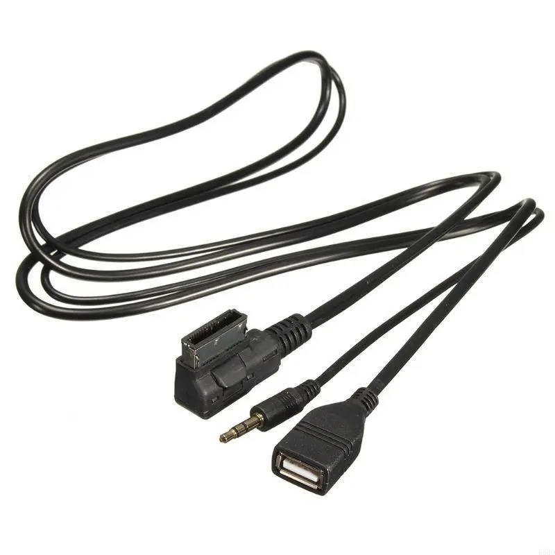 R53D AMI to 3.5mm Male AUX Adapter Cable Cord for A6L A8L