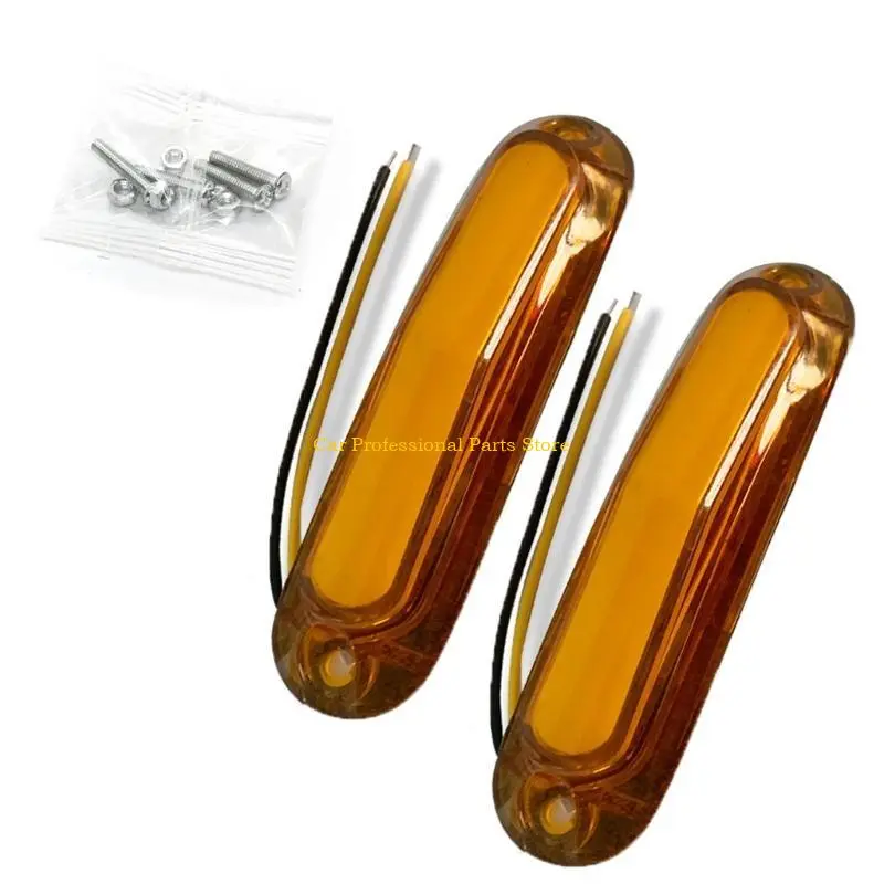 R53D 6LED Turn Stop Brake Light For Car Trailer Truck Pickup Waterproof Taillamp Side Marker Lamp Tail Light