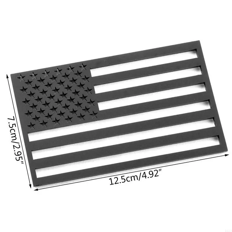 R53D Car Stereo Window Parking Spaces Scratch Stickers American Flag Decoration 2x
