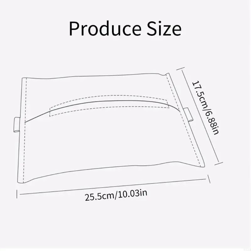 R53D Car Tissue Box Backseat Tissue Case with Fix Strap Auto Interior Tissue Case