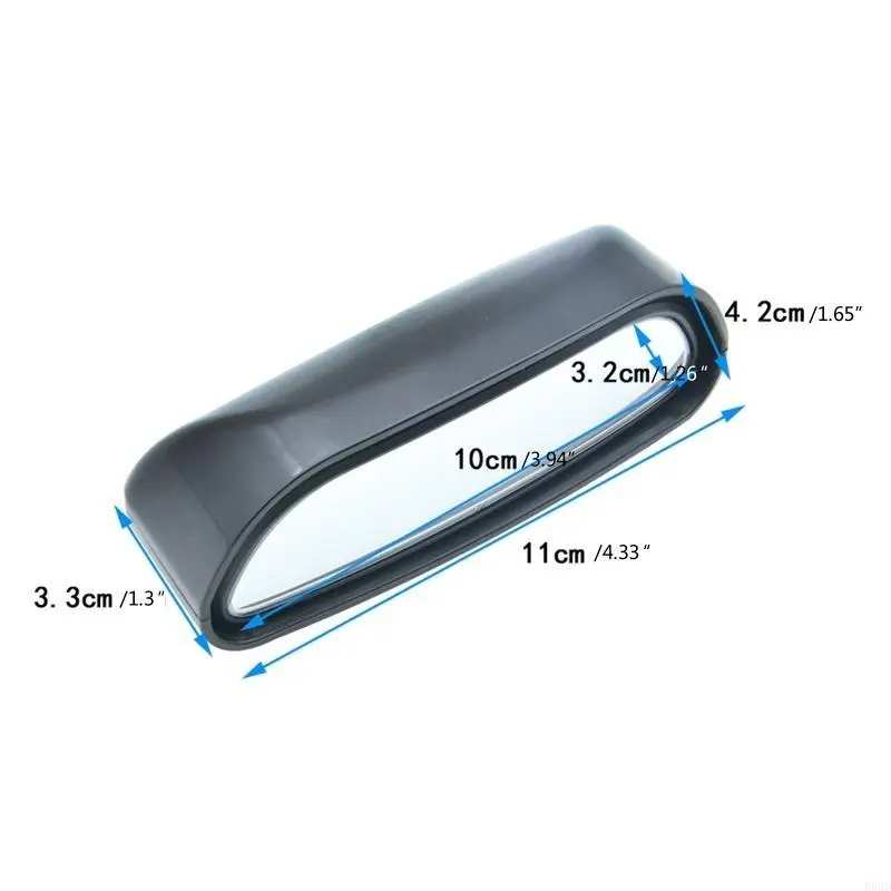 R53D Blind Spot Reversing Mirror Auto 360° Wide Lens Convex Rear Side View Car