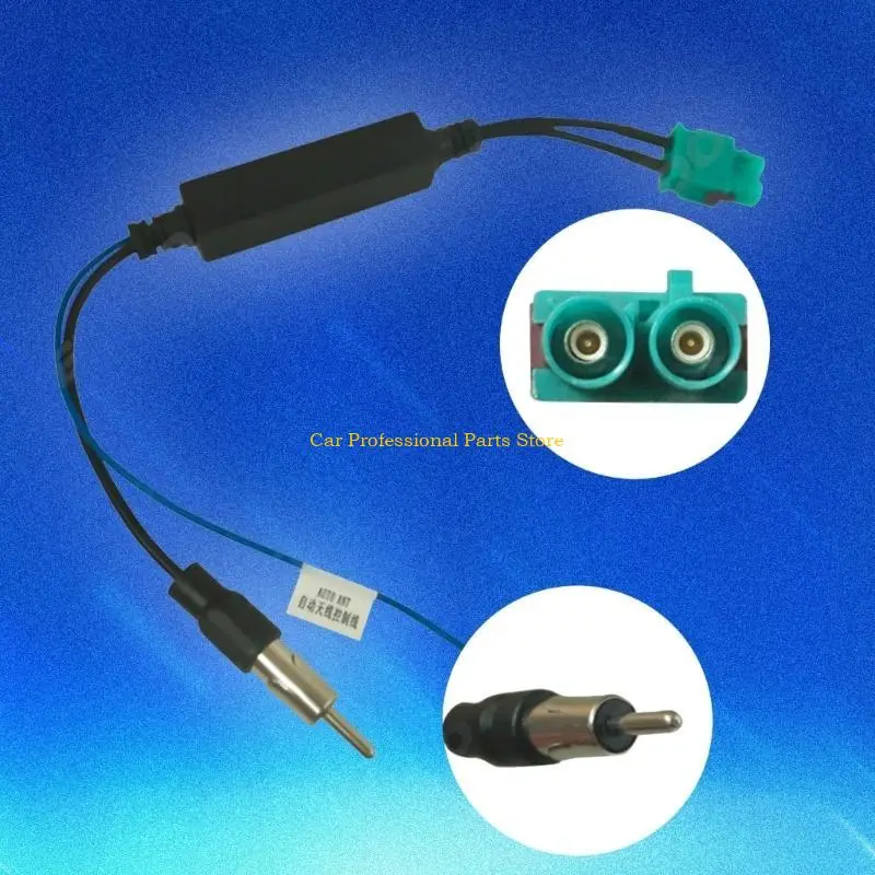 R53D Radio Audios Cable Adapter Antenna Audios Cable Twin Fakra Radio Adapter for Car