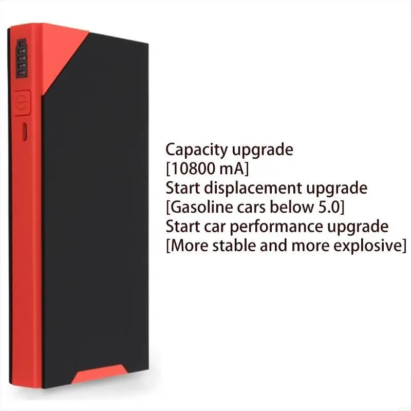 R53D Car Jump Starter Emergency 10800mAh 12V for Smart Battery Use