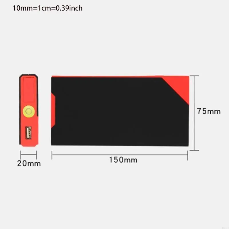 R53D Car Jump Starter Emergency 10800mAh 12V for Smart Battery Use