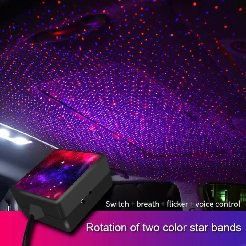 R53D Mini USB Light LED Modeling Car Ambient Light Interior Light Decoration Automotive Accent Lights