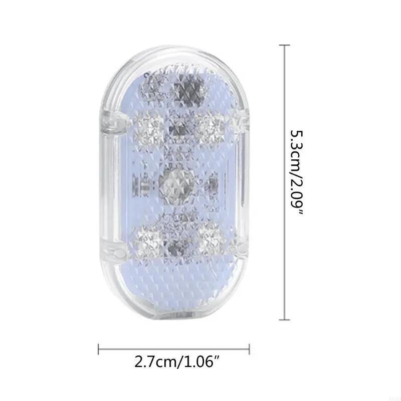 R53D LED Touch Light Car Interior Lighting Touch Reading Lamp USB Charging