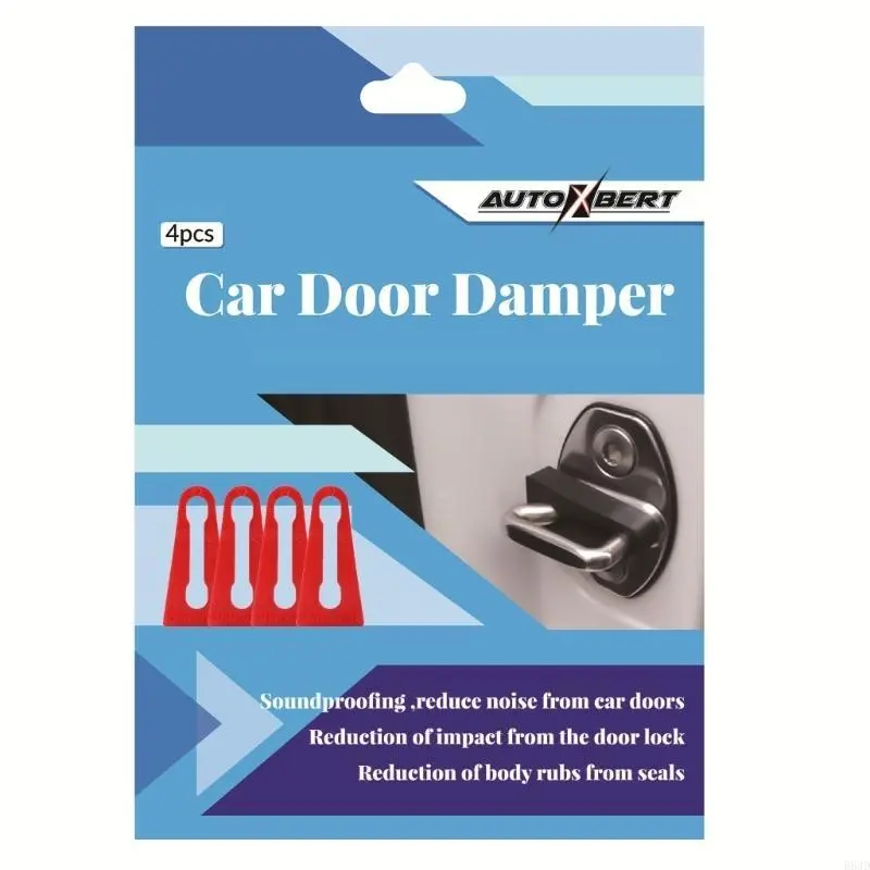 R53D Set Of 4 Car Door Lock Buffer Pads For Enhances Quietness Smooth & Quiet Closure
