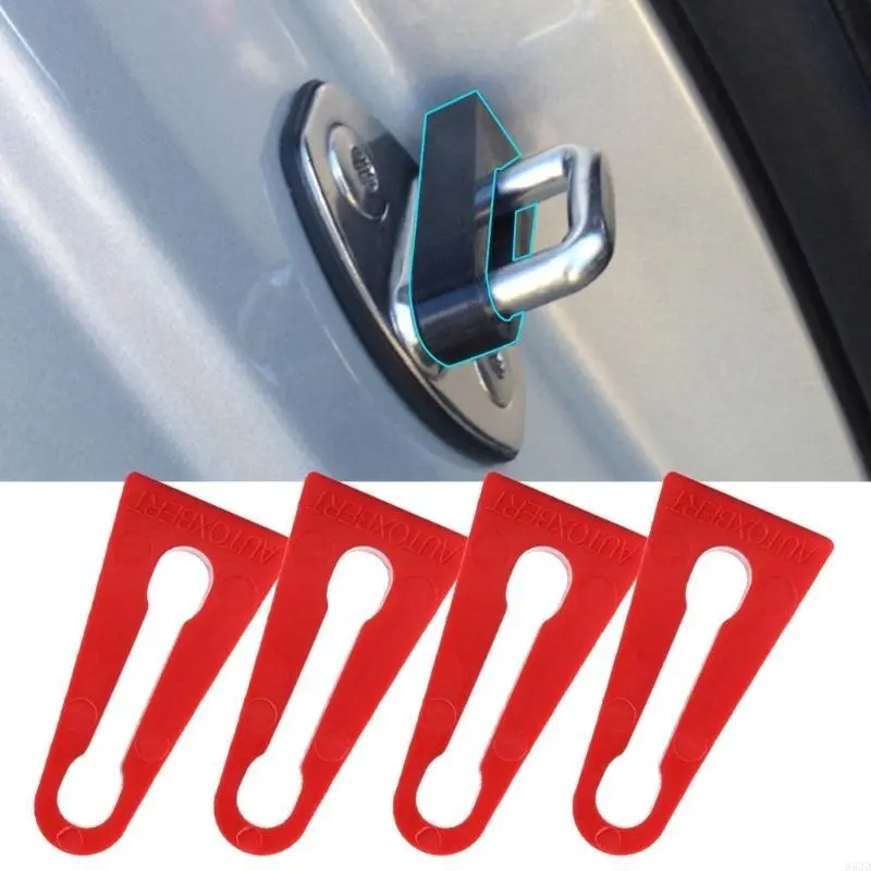 R53D Set Of 4 Car Door Lock Buffer Pads For Enhances Quietness Smooth & Quiet Closure