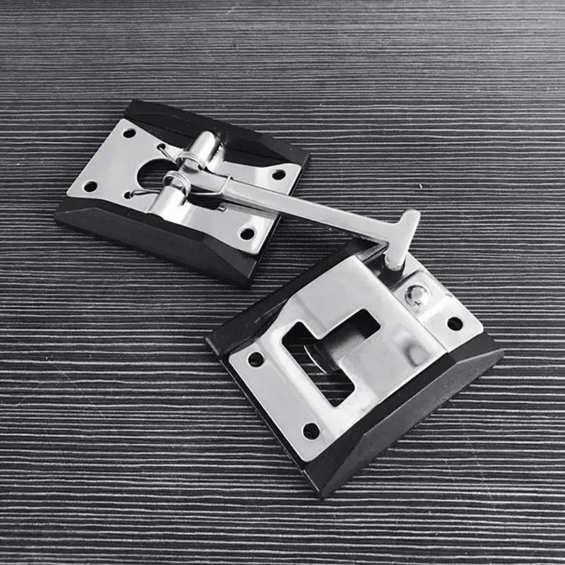 R53D Entry Door Catch T-Style Holder for Camper Trailer Cargo Motorhome Metal Entry Door Air Hook Truck Accessories