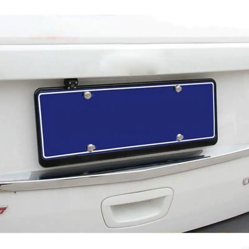 R53D Universal Car Truck License Plate Frames Screw Metal Latches Cover Fasteners