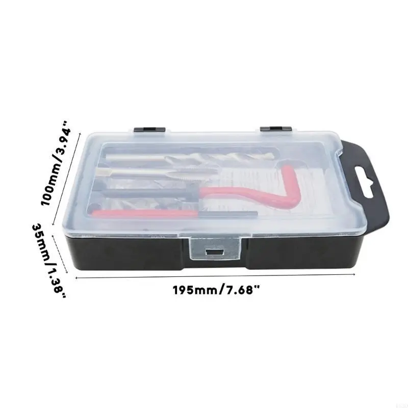 R53D M5-M6 M8-M10 Coil-Drill Tool Metric Thread Repair for Helicoil-Screw Tooth