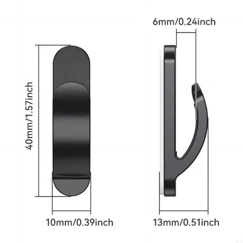 R53D Small Hanging Hook Space Saving Car Hook Simple Installs for Car Interior