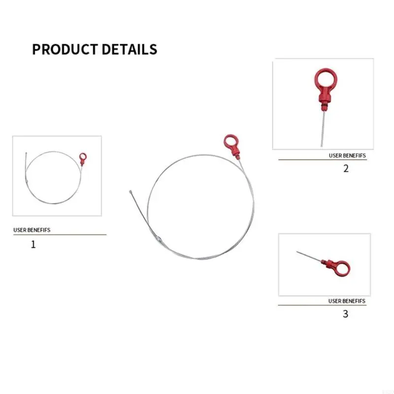 R53D Transmission Fluid Oil Level Dipstick MeasureTool Durable for 8863B 9336A 917327