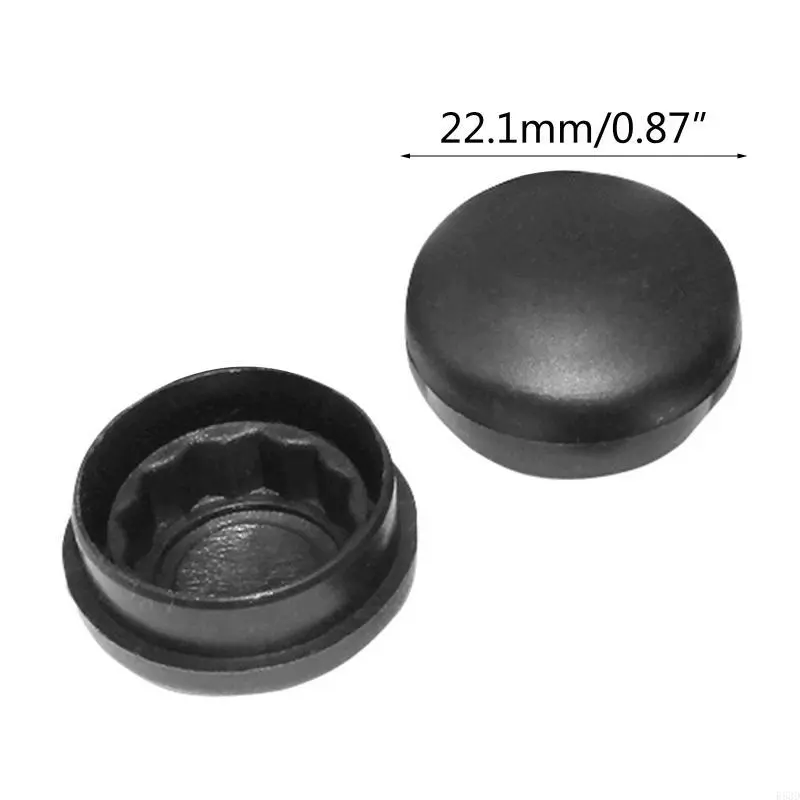R53D 2Pcs Car Parts Wiper Arm Nut Cover Bolt for B5 B6 B7 Golf MK4 MK5 MK6 MK7