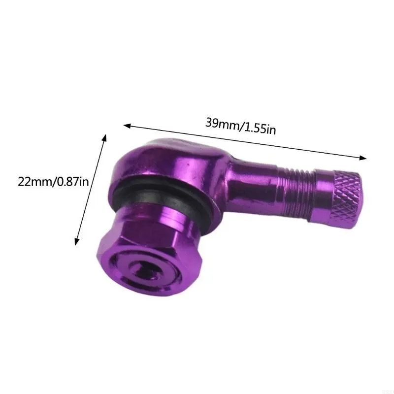 R53D Wheel Tire Stem for Most Motorbike Tire Valves Stems 90 Degree Tyre Valves Stem