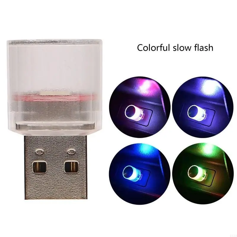 R53D Mini USB LED Light Car Interior Decorative Light Auto Ambient Lamp